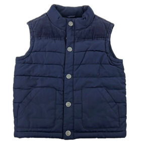 Kids  Gymboree navy blue snap closure vest